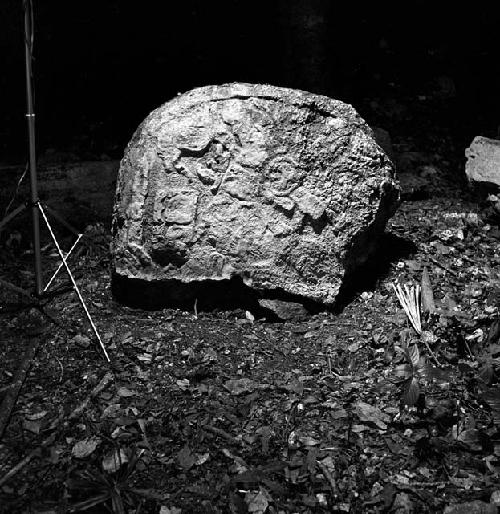 Fragment of Stela 4 at Naranjo