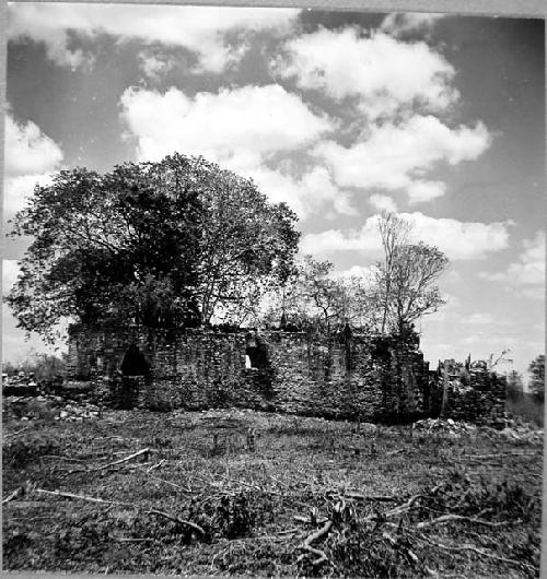 Casa 2 from west - rear view.  Colonial