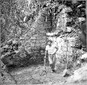 Structure 12-  Pyramid Stairway.  North side.