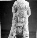 Figurine, standing anthropomorphic figure, fringed clothing. 0.44, III, 13-Bis