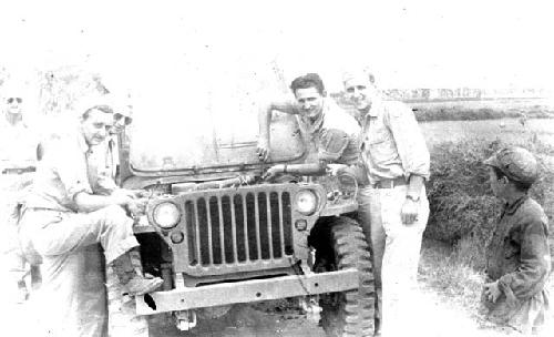 Men with Jeep