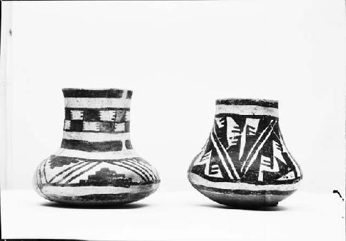 Gila and Tonto Polychrome Vessels, Geometric Designs