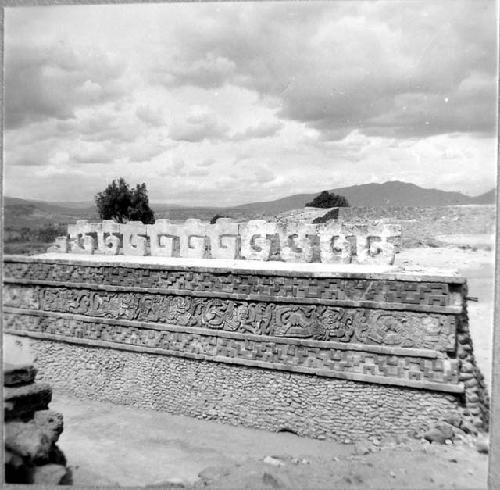 Main temple, rear of outer frieze at North