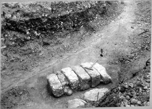 Mound 2, Trench E - pier