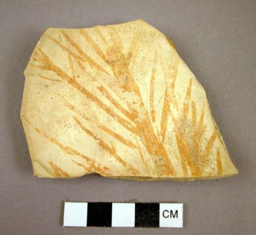 Reused potsherd showing corn