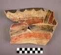 Sherds of polychrome plate - restorable. sikyatki