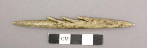 CAST, harpoon, bone, triple-barbed