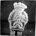 Figurine, zoomorph or headdress, rayed and circular decoration. 0.6, III, 20-Bis