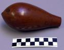 Dried gourd for holding poison