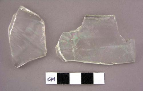 Glass, vessel, tumbler fragments, paneled