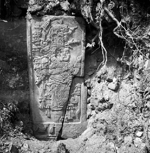 Detail of Stela 16 at Dos Pilas