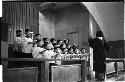 Children singing in choir