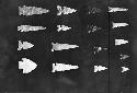 Group of Projectile Points, Stemmed
