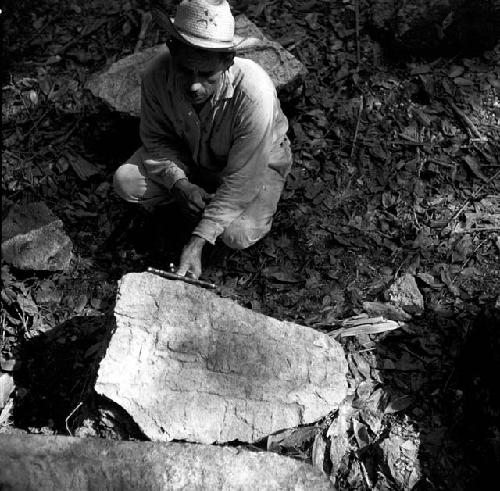 Fragment of Stela 37 at Naranjo