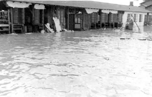 Flooded street