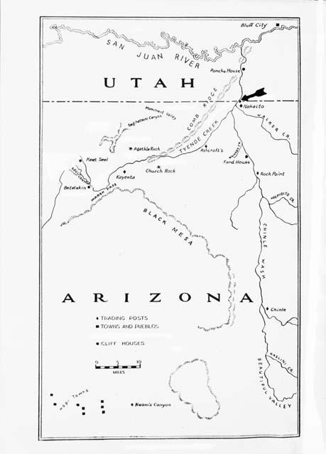 Map of Floating House Ruin and Surroundings