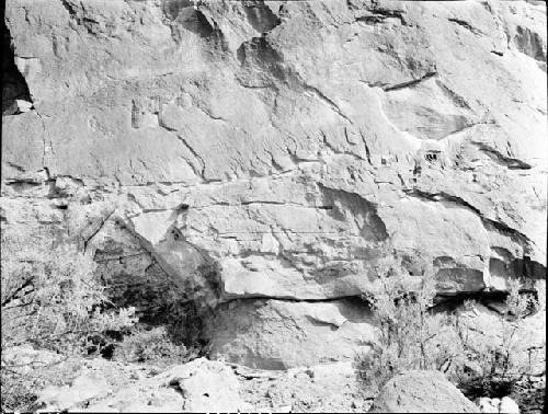 Petroglyphs to West of Cave