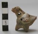 Pottery whistle - animal form