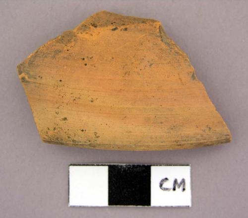 Ceramic, terra cotta, rim sherd