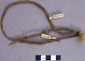 Braided cordage fragment