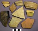 Four rim sherds, four body sherds