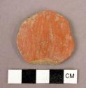 Worked pottery sherd