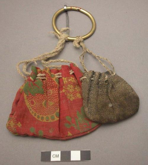 Woman's pin and small bag