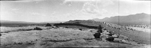 Site View, Wall at North Side of Mesa