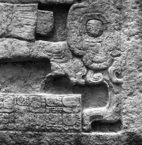 Detail of Stela 18 at Machaquila