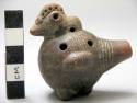 Pottery ocarina - bird form