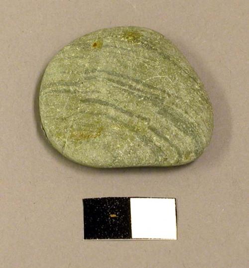 Raw material, unworked flat smooth stone