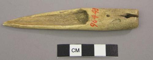 Bone awl fragment