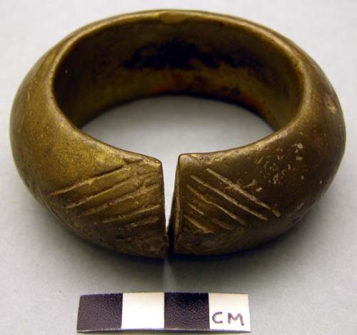 Brass bracelet