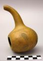 Incised gourd vessel