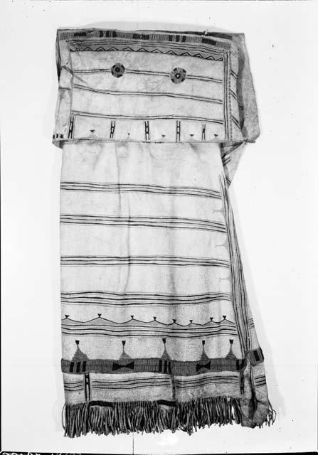 Woman's Hide Dress, Beaded and Painted