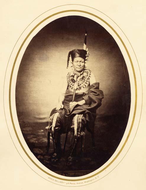 Portrait of Mo-ho-ho-ko; Algonquian