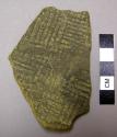 Ceramic vessel, stamped sherd