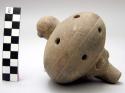 Four hole ocarina with zoomorphic features