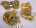 Fragmentary sandals, reed type