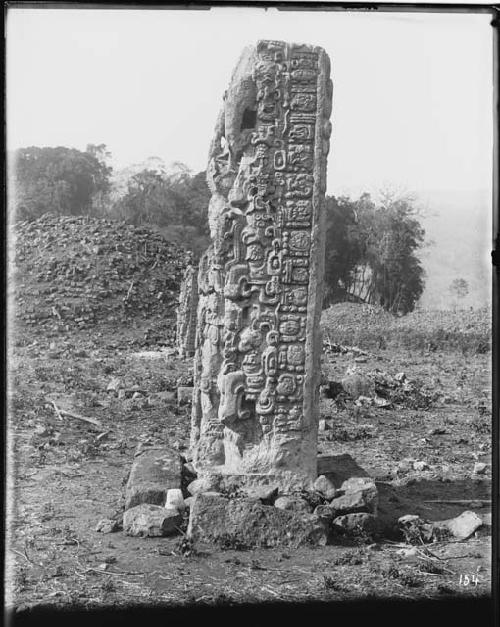 Northern side of Stela B