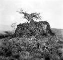 West side of Structure 1, Group A at Mixco Viejo