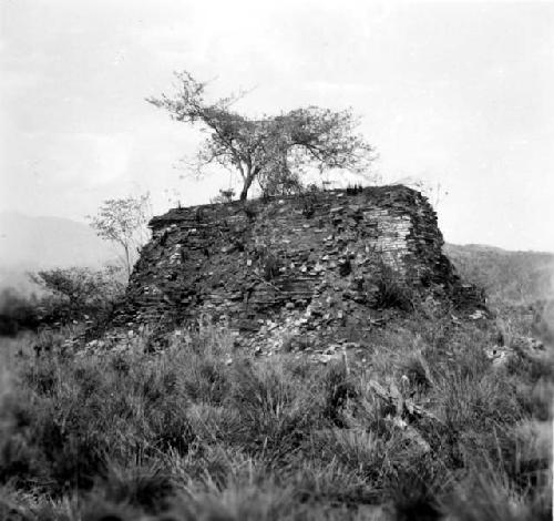 West side of Structure 1, Group A at Mixco Viejo