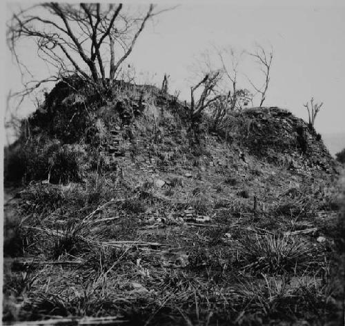 West side of Structure 3, Group B at Mixco Viejo