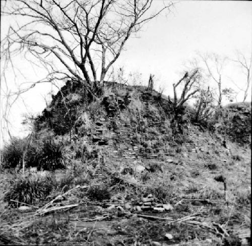 North end of west side of Structure 3, Group B at Mixco Viejo