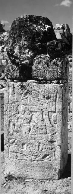 5C15. East side of column 3.