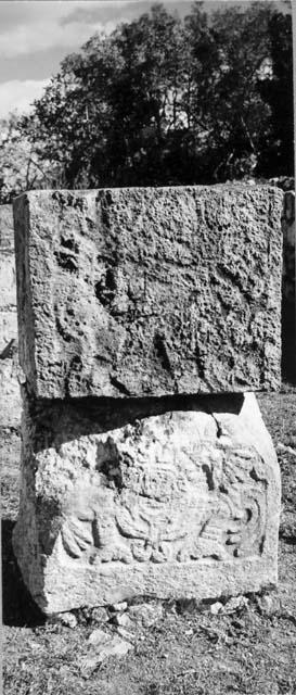 5C15. West side of column 5.