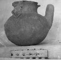 Spouted pisote-effigy jar.