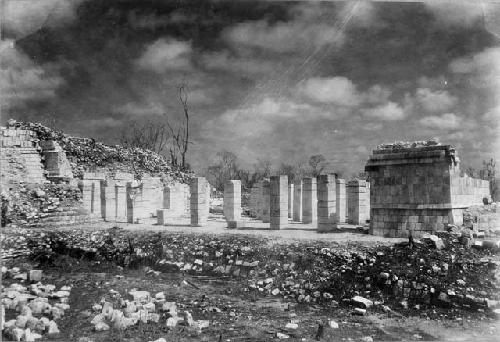 Northeast Colonnade, from S. E.