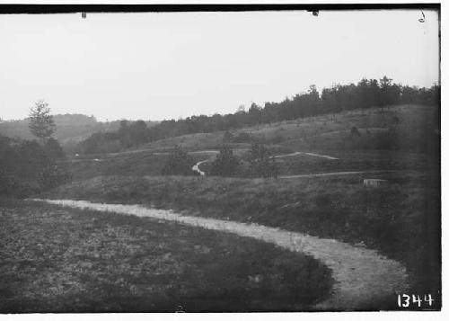 Folds of Serpent from near tail -- looking Northwest