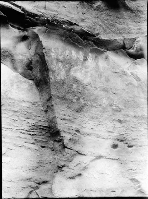 Pictographs, Hands. Salt Creek, Peek-A-Boo